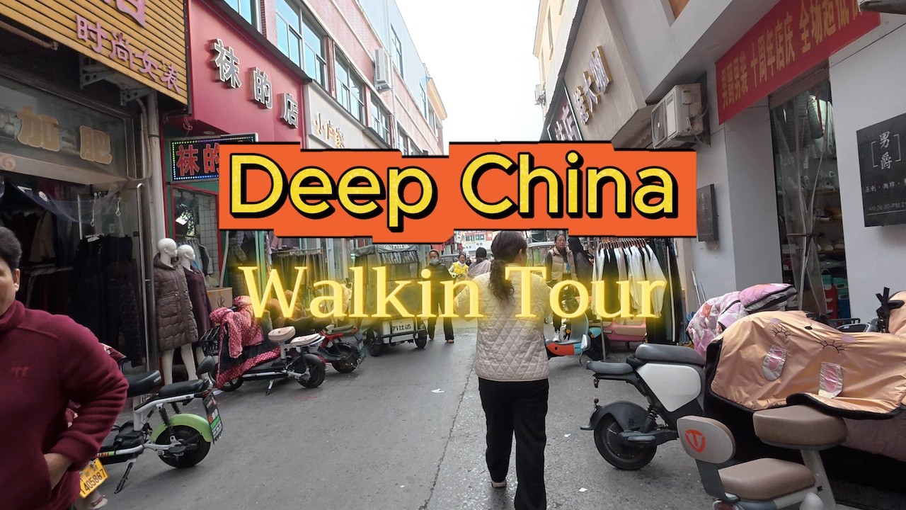 Tai Chi Birthplace to Wenxian, Walking in Deep China [4K 60FPS]