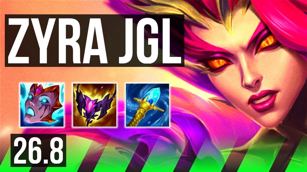 ZYRA vs ZAAHEN (JGL) | 39K damage | EUW Grandmaster | 26.8