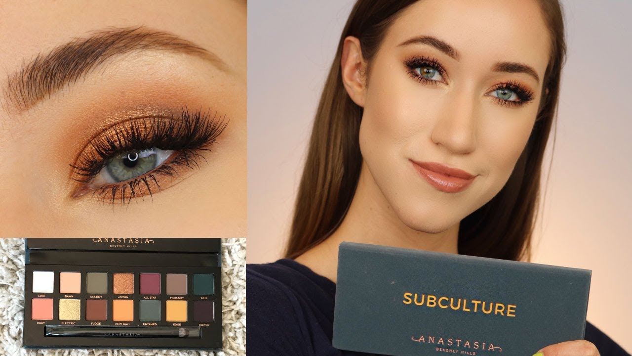 Палитра теней ANASTASIA BEVERLY HILLS SUBCULTURE | Носимый макияж в стиле «смоки айс» | ALLIE G B...