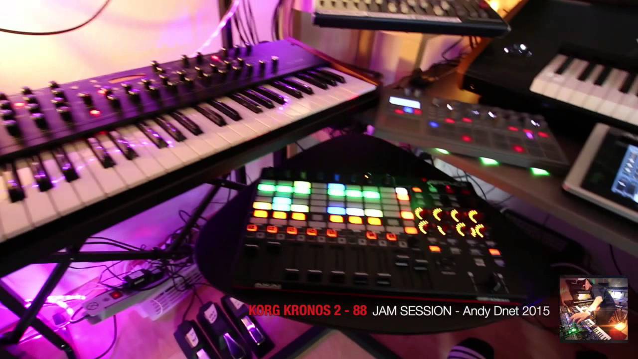 KORG KRONOS 2 - 88 - A recorded Jam Session with Ableton Live [ 2015 ]