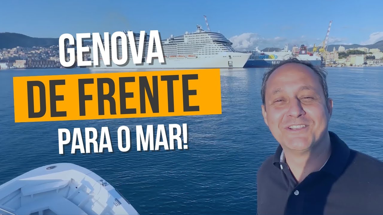 Navegando por Genova - uma cidade de frente para o mar!