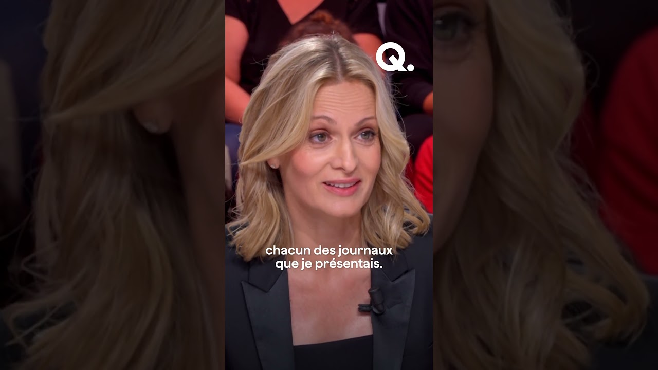 Dix jours apr&egrave;s la mort de Thierry Ardisson, sa femme Audrey Crespo-Mara reprenait le JT