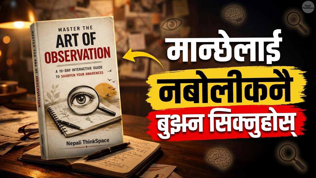 मान्छेलाई किताब जसरी पढ्नुहोस् | Master the Art of Observation (Psychology) | Nepali ThinkSpace