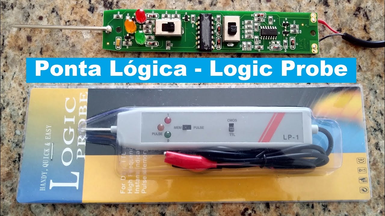 Ponta Lógica LP-1 - Unboxing Radical (desmontada) - Teste de circuito lógicos