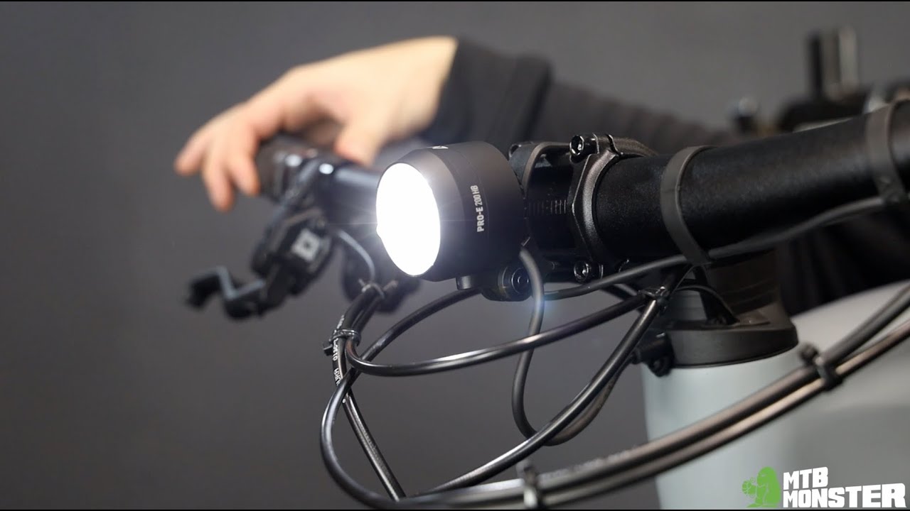 How To Install - Cube ACID E-Bike Front Light Pro-E 200 High Beam X-Connect