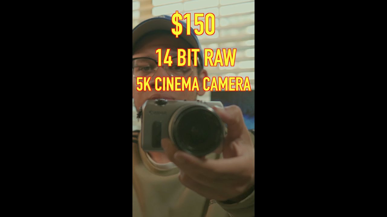 THE BEST BUDGET CINEMA CAMERA | CANON EOS M MAGIC LANTERN 4K MY NEW CAMERA #shorts #eosm PT 1