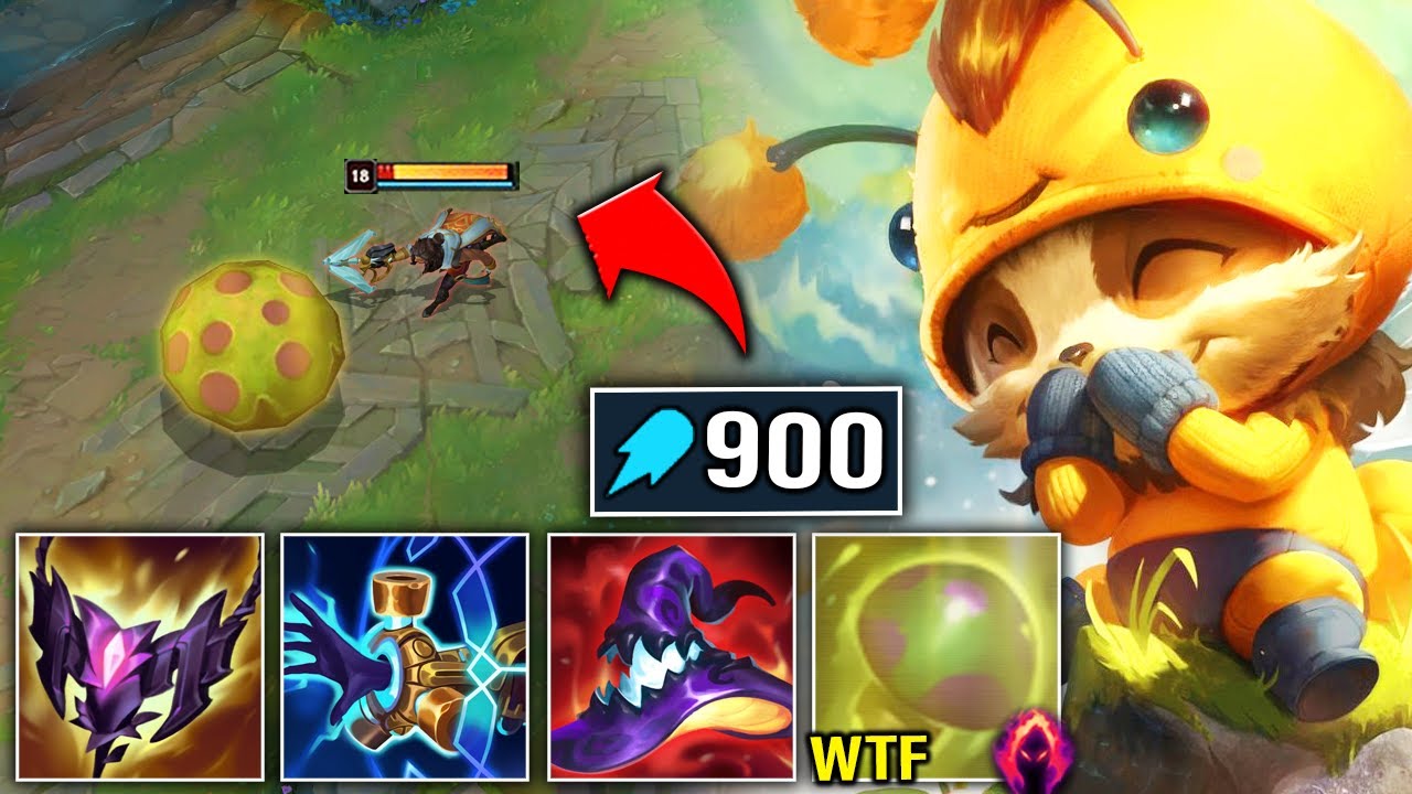 I CREATED THE DEADLIEST TEEMO SHROOM YOU'VE EVER SEEN! (900 AP TEEMO)
