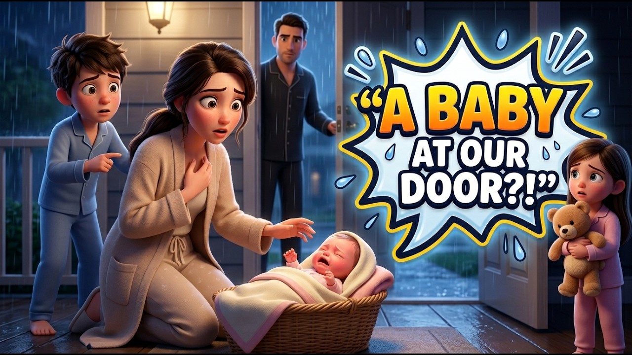 A Baby Was Left at Our Door at Midnight 😭| English Listening Practice for Beginners