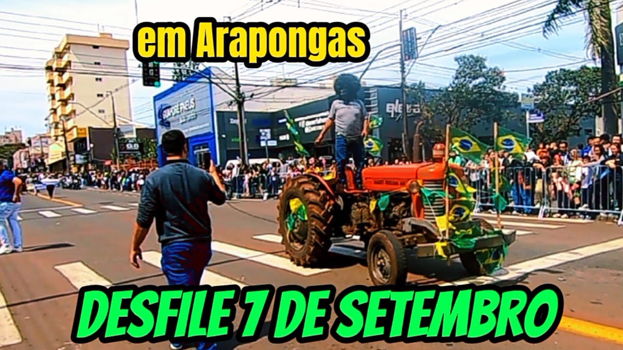 DESFILE 7 DE SETEMBRO 2023 ARAPONGAS (completo)