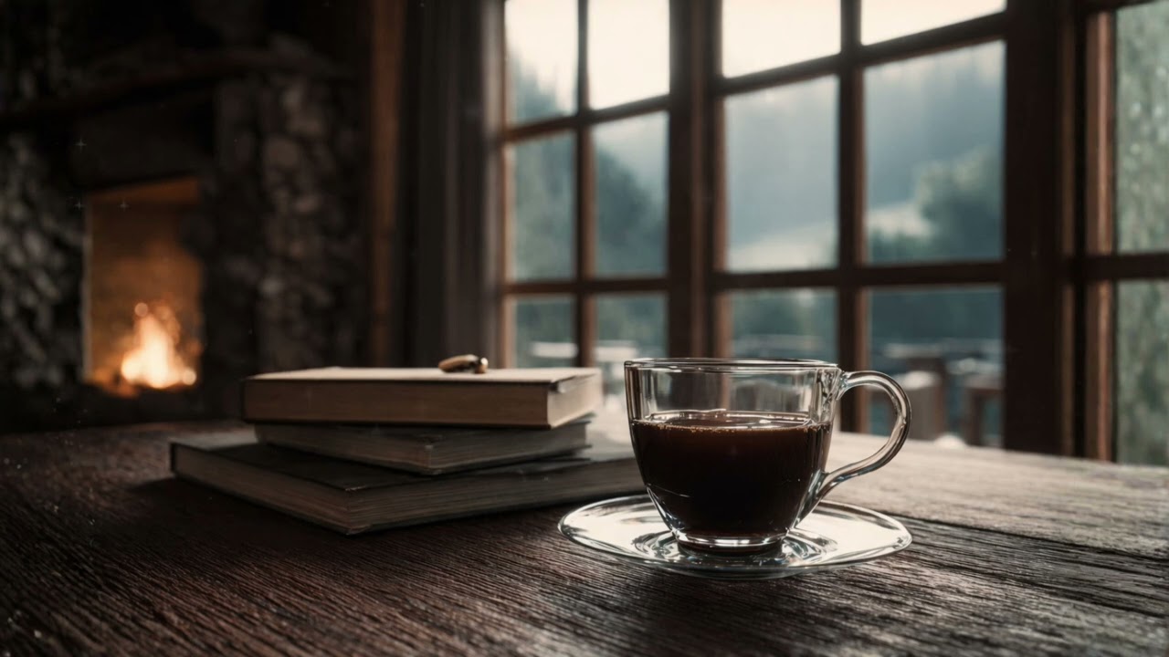 Quiet Pages & Warm Coffee | Slow Jazz for Winter Evenings by the Fireplace