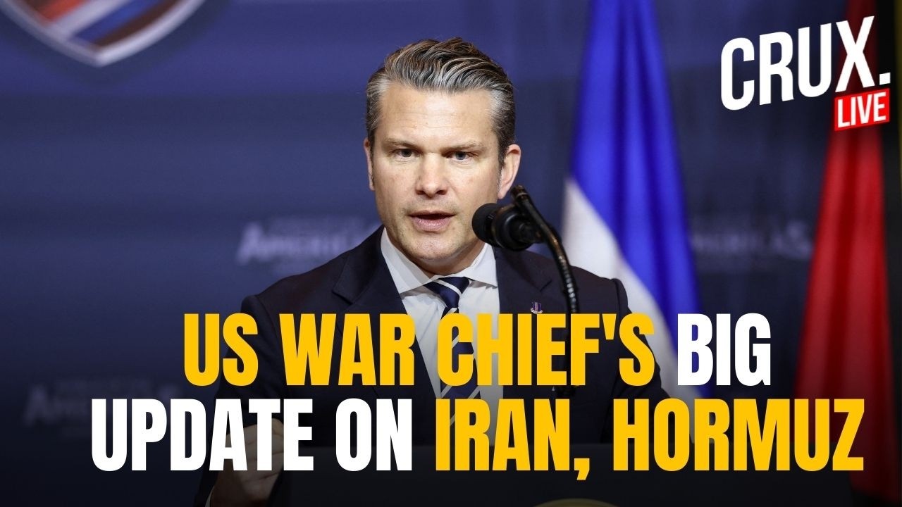 LIVE | Hegseth Speaks After Iran Navy 'Chases' USS Lincoln, Mojtaba Vows to Close Strait of Hormuz