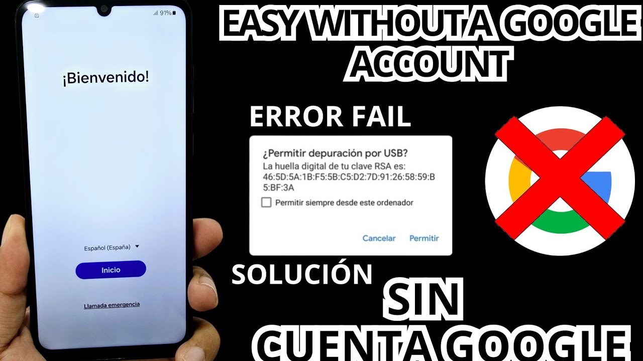 Como quitar o Eliminar cuenta de Google Samsung a15 (Método 2025)