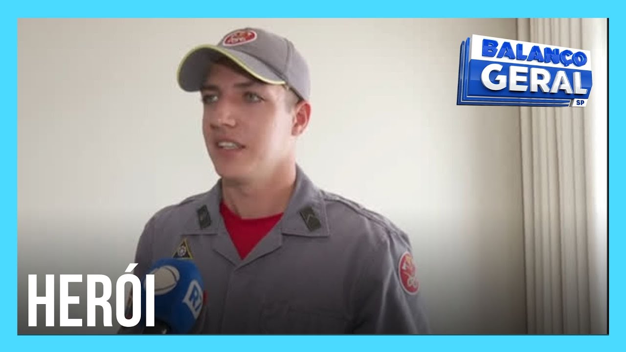 Bombeiro de folga ouve gritos de socorro e resgata adolescente que se afogava no mar