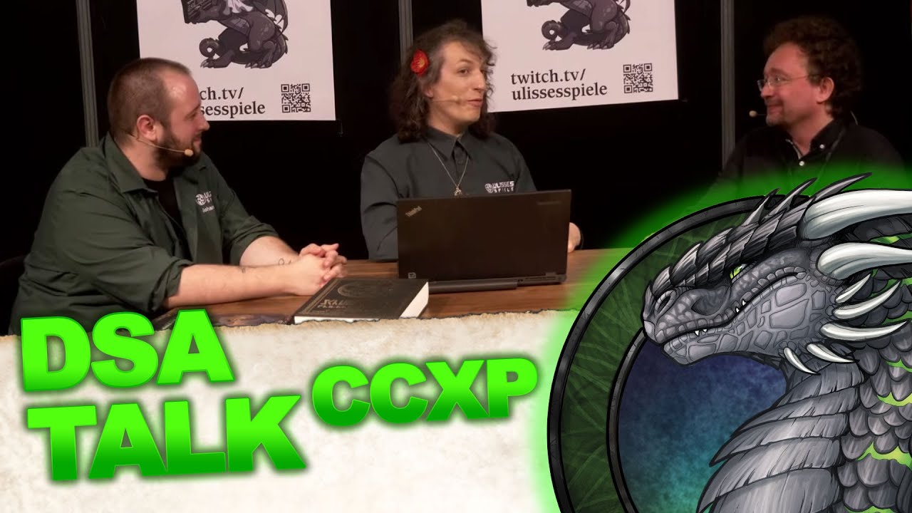 Das Schwarze Auge - Aranien-Vorstellung und DSA-Talk mit Johannes, Jasmin und Bernhard Hennen