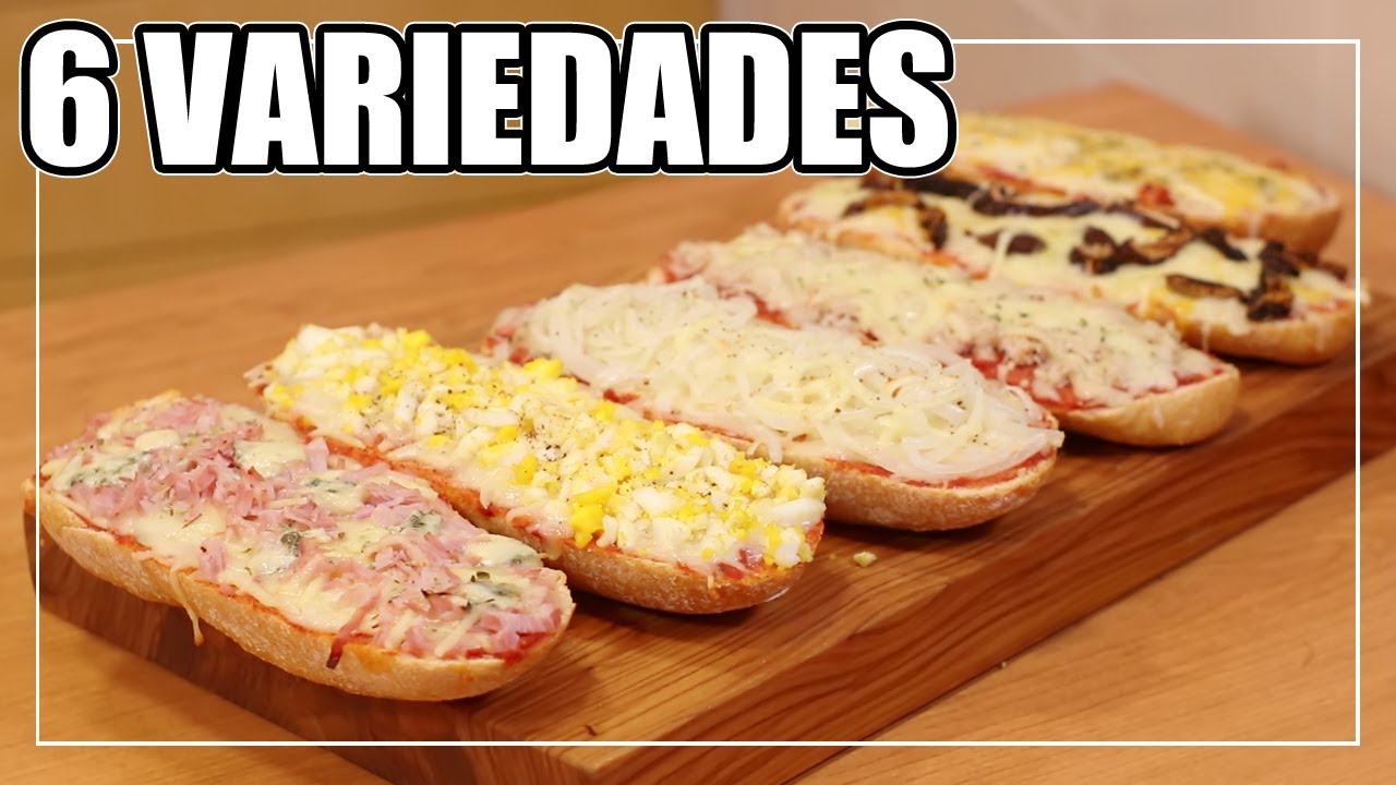 6 Tipos de BOCAPIZZAS Deliciosos | 