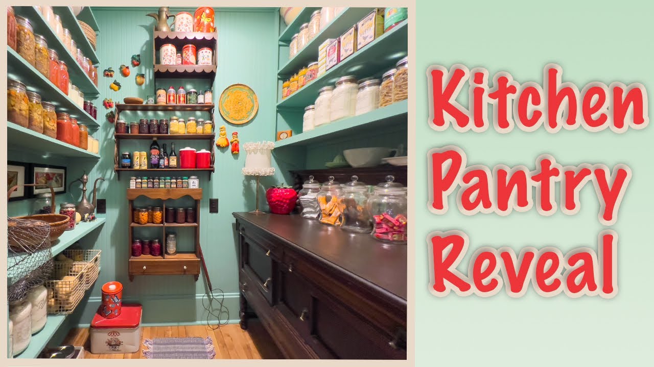 New Country Farmhouse Kitchen Pantry REVEAL