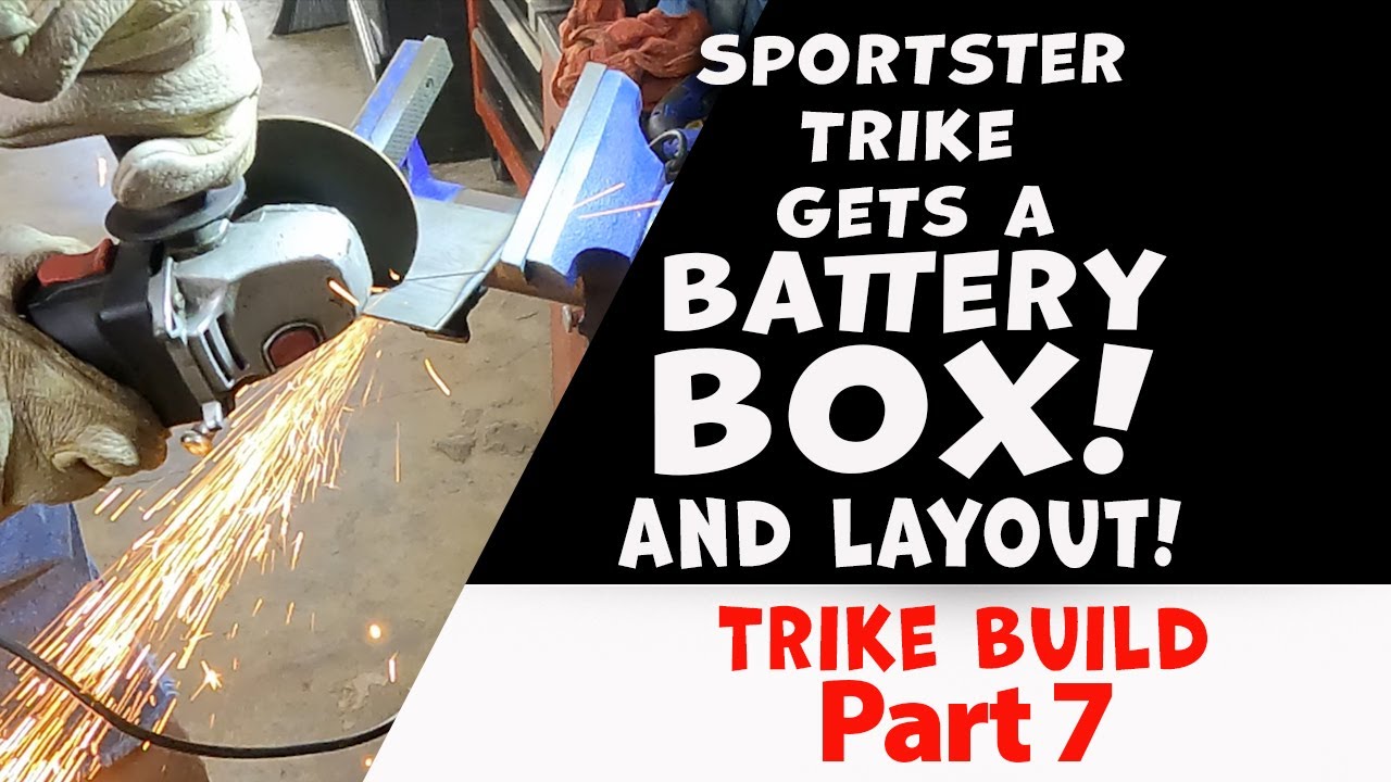 We build a battery box for the Trike.
