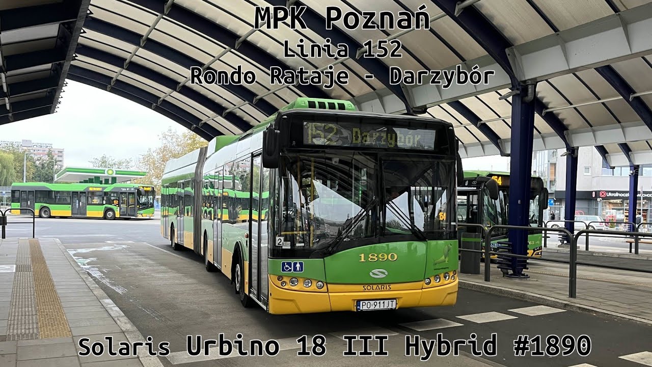 MPK Poznań - Solaris Urbino 18 III Hybrid #1890  - Linia 152