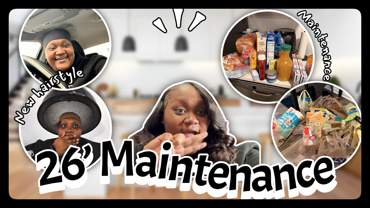 NEW YEAR MAINTENANCE / DAILY VLOG✨ | new hair, restock, grocery shopping | ✨