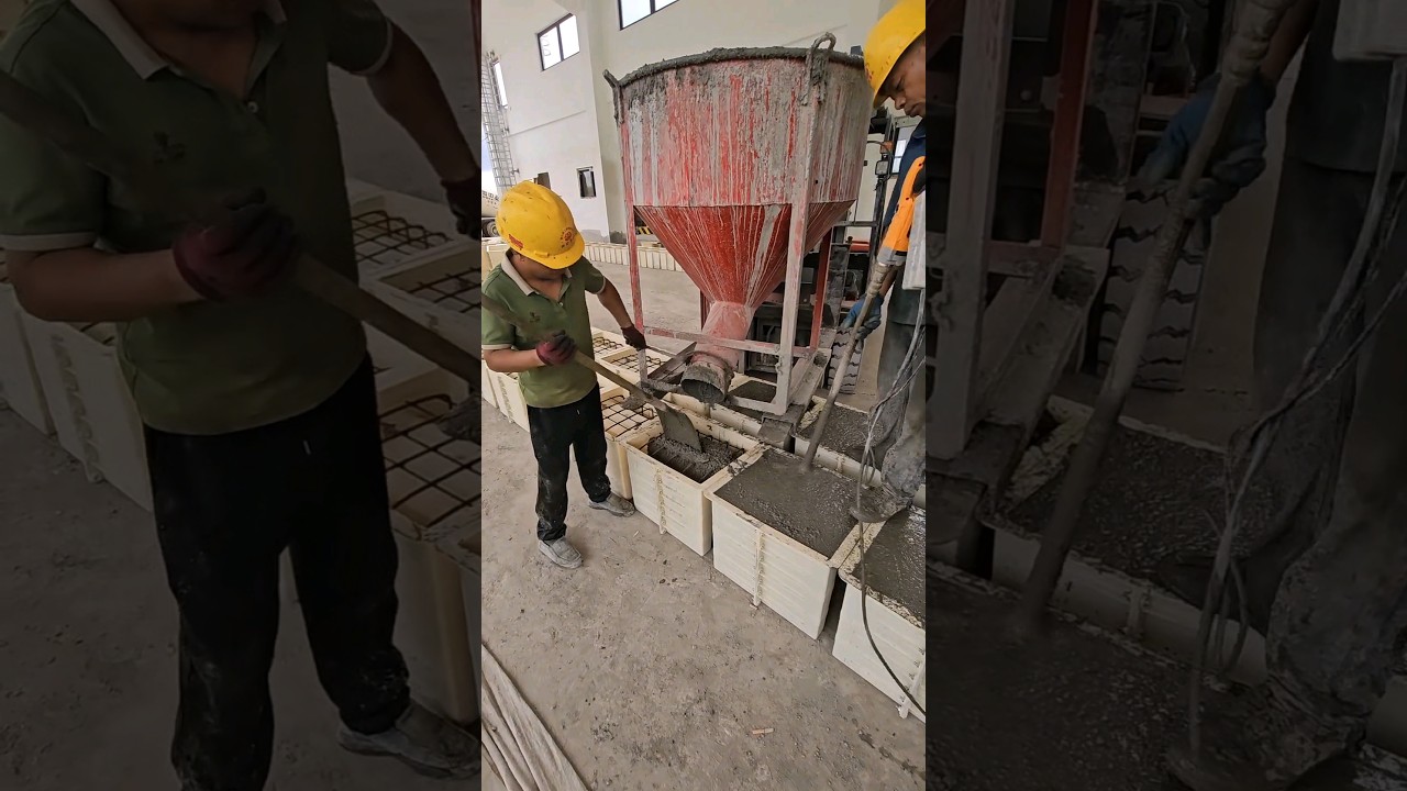 Prefabricated concrete components greatly improve project progress