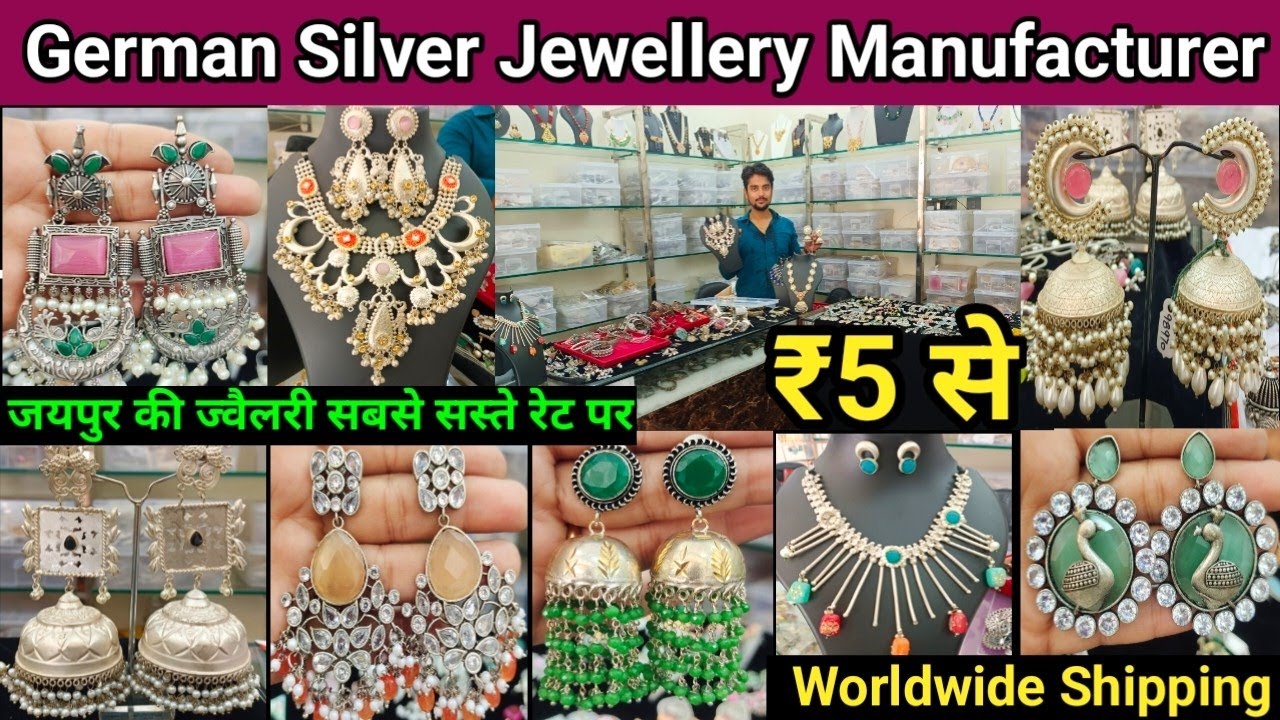 Fancy Gem Stone Silver Replica Jewellery | Premium Quality Special Jewellery Collection in Jaipur