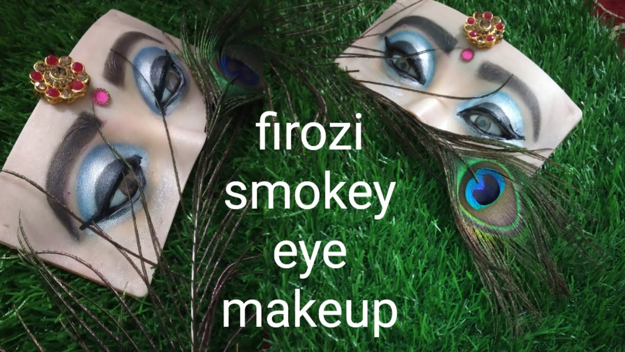 Firozi smokey eye makeup💄💋👑 live