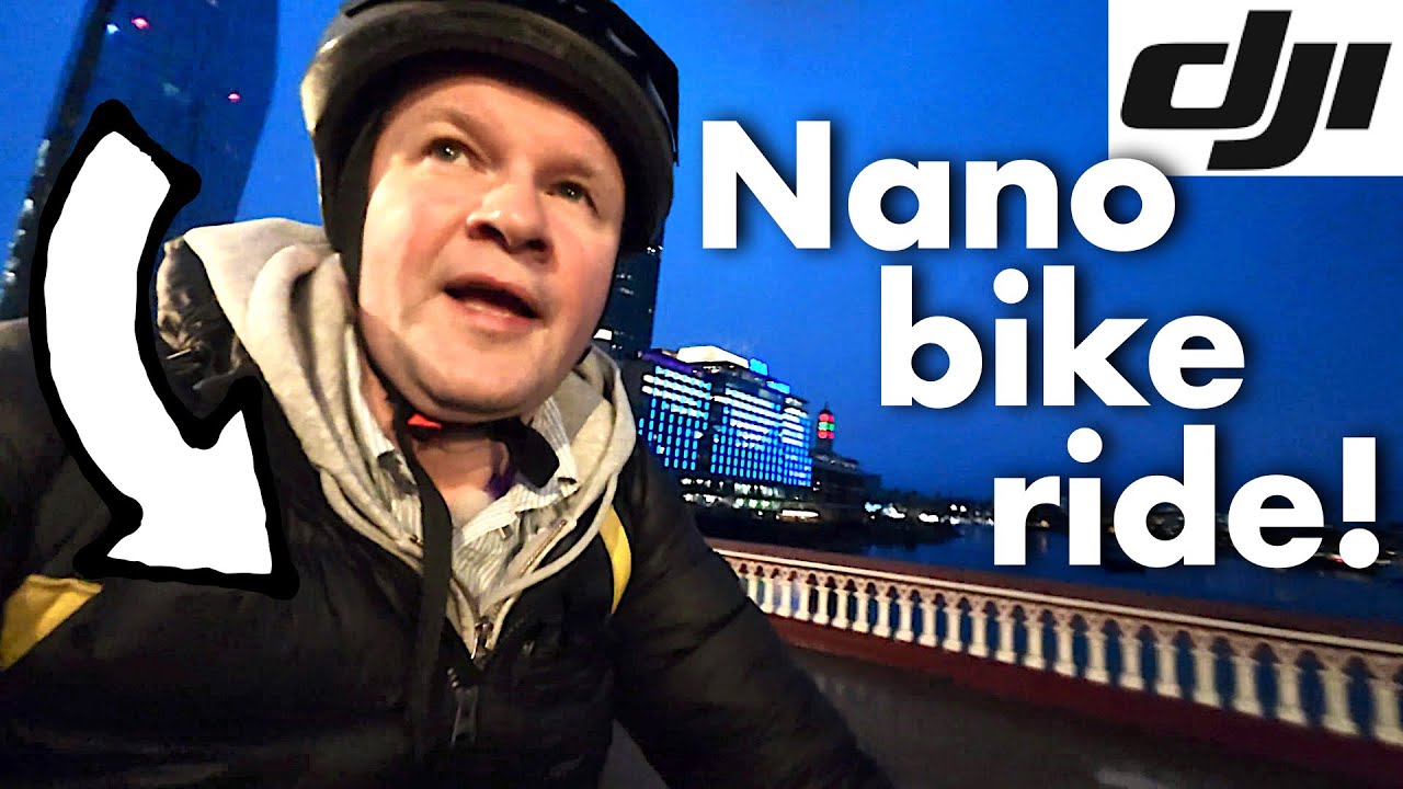 REAL-TIME London bike ride: Waterloo to Barbican DJI OSMO NANO sample footage!