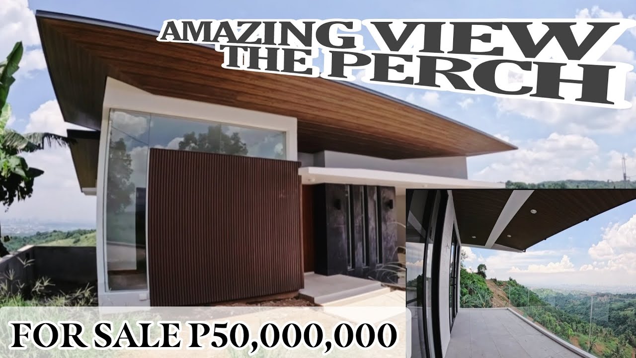 CLIFF HOUSE 45M FOR SALE PERCH ANTIPOLO OVERLOOKING VIEW AMAZING! 50M