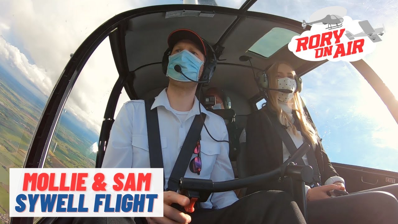 Helicopter flight for coffee with friends | R44 to Sywell Aerodrome