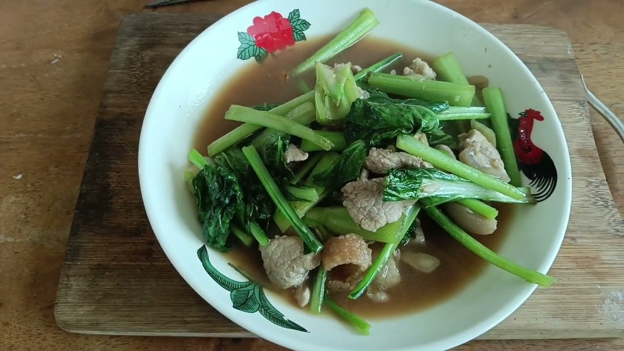 Tghhari Masak Sawi + Ikan Selayang