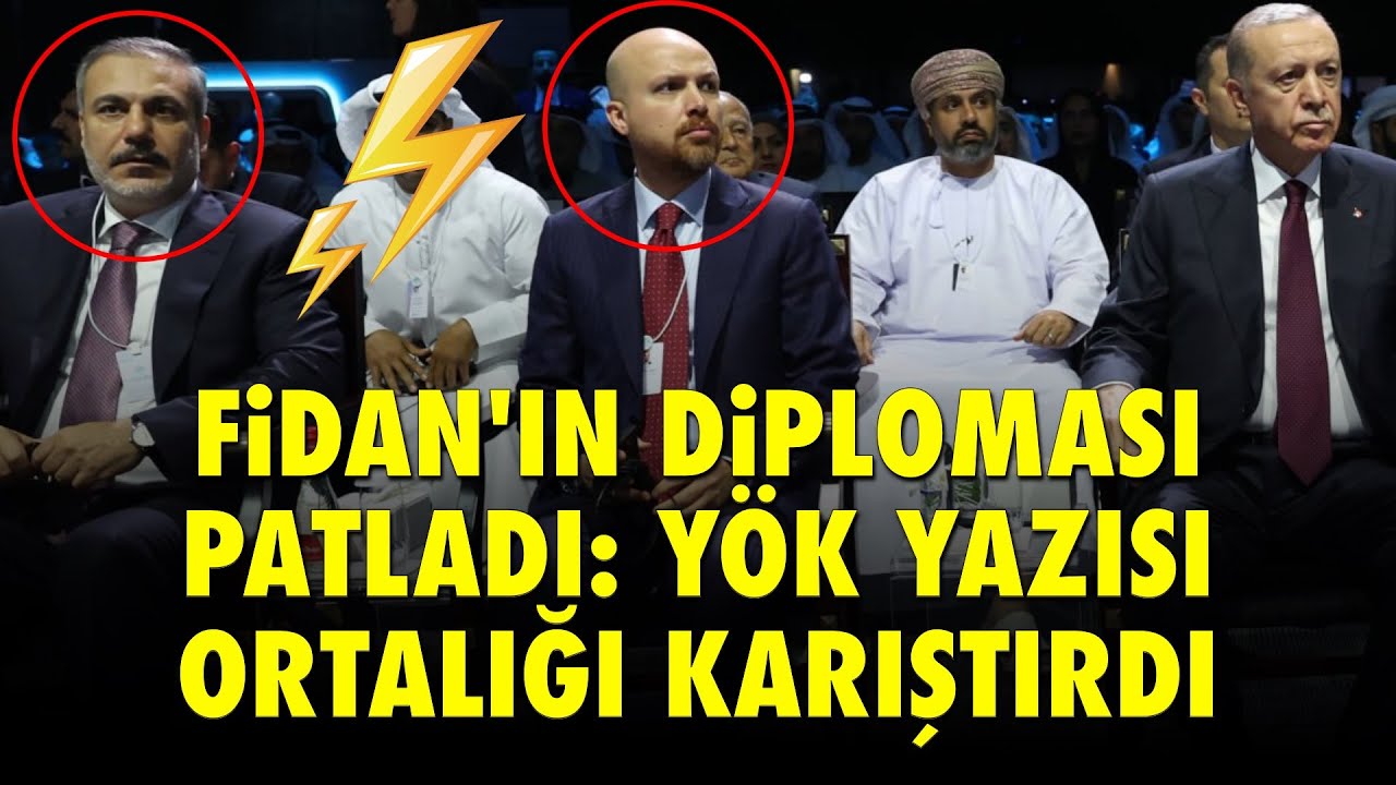 HAKAN FİDAN'IN DİPLOMASI PATLADI: Y&Ouml;K YAZISI ORTALIĞI KARIŞTIRDI..