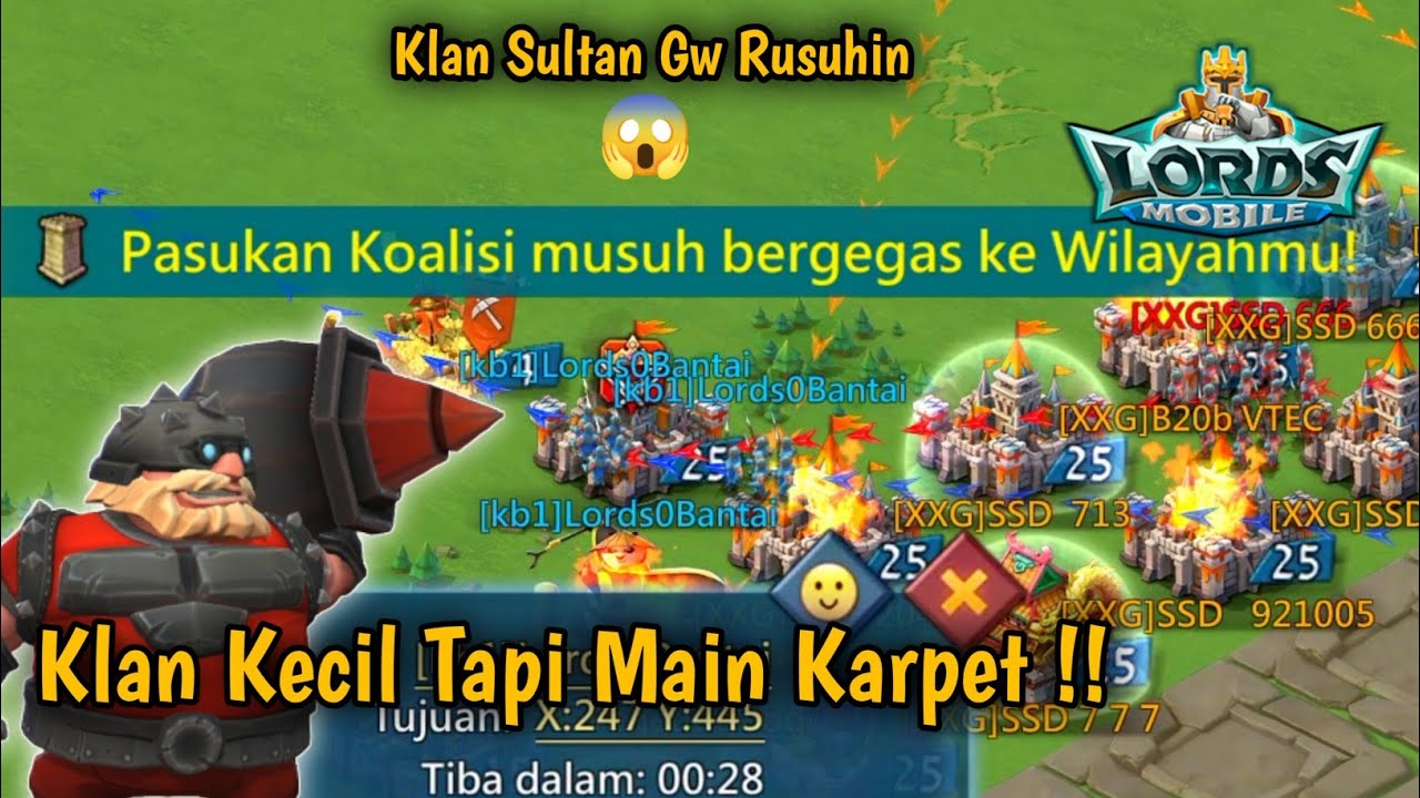 Fighter Baru Migrasi Di K1037 Malah Ketemu Klan Yang Sangat Brutal Part 1 | Lords Mobile