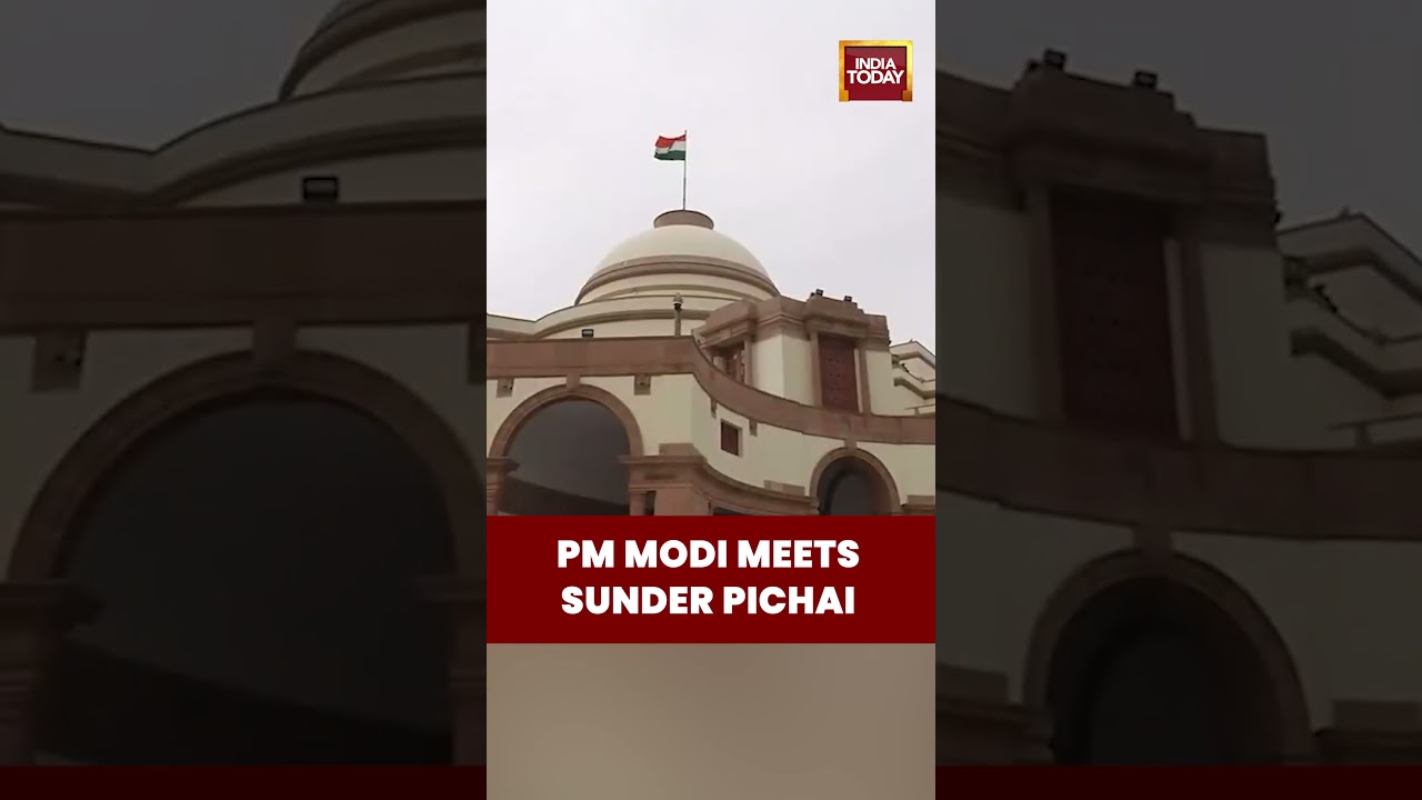 PM Modi Meets Sundar Pichai | India Tech & AI Leadership Talks #modi #google #sunderpichai
