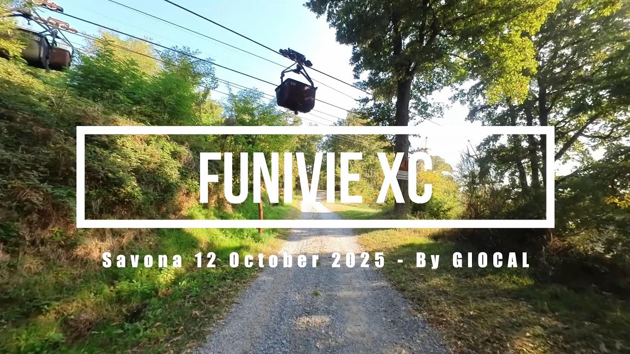 Savona eMTBing - Trail Funivie XC (nice gravel road!)