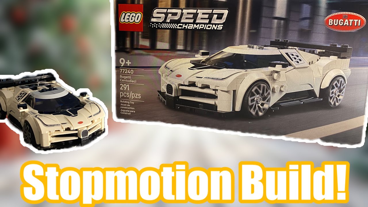 LEGO Bugatti Speed Champion Stopmotion Build