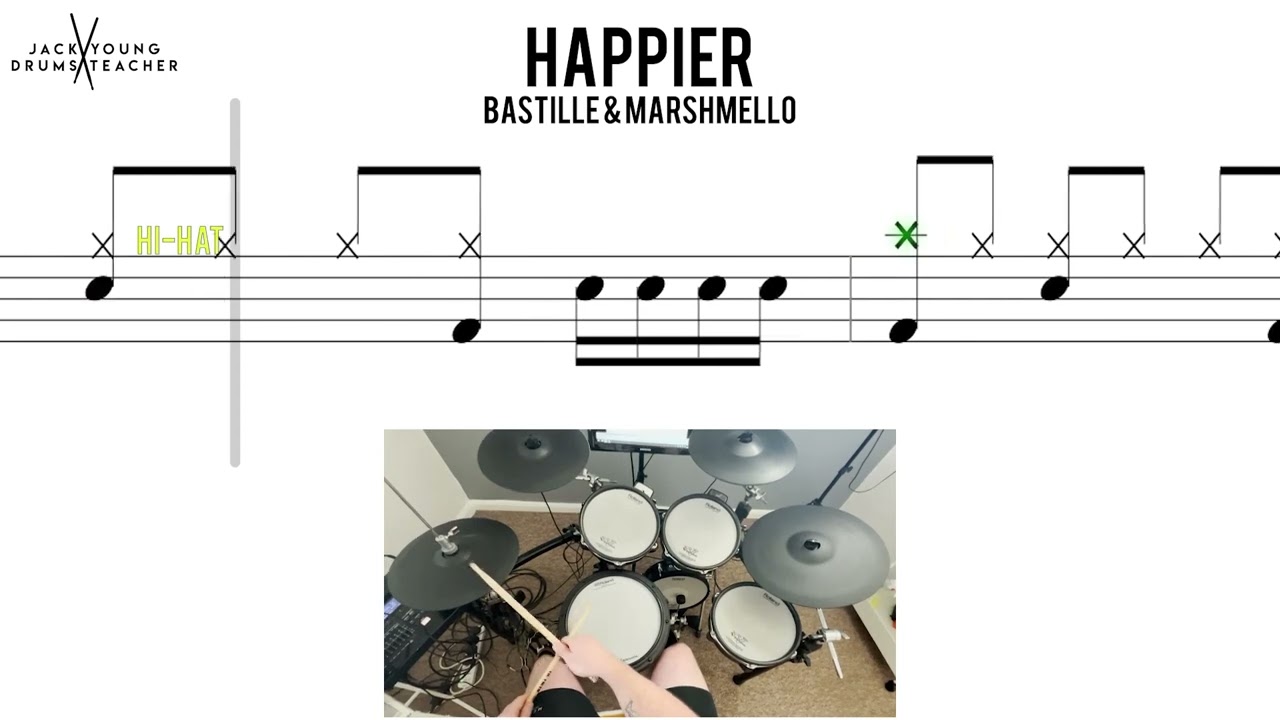 How to Play 🥁    Happier   Marshmello