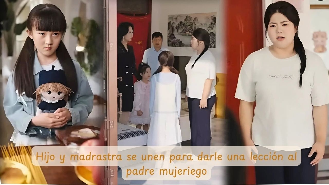 Hijo y madrastra se unen para darle una lección al padre mujeriego #venganza #drama #dorama