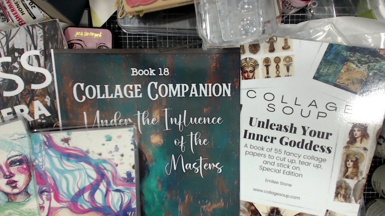 JANE DAVENPORT NEW TRAVEL JOURNAL~COLLAGE SOUP~DEBBY EPPS BOOK 18
