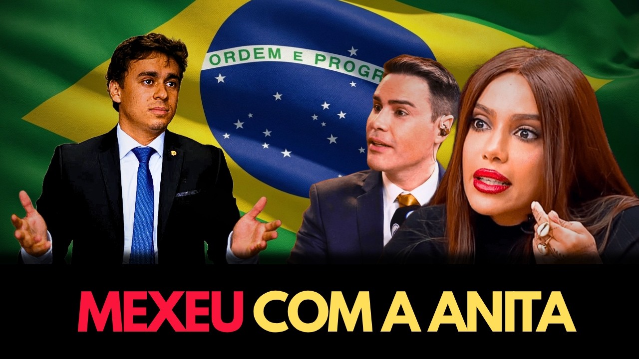 ELE PASSOU DO PONTO? A fala de Nikolas sobre Anitta que chocou o Bacci