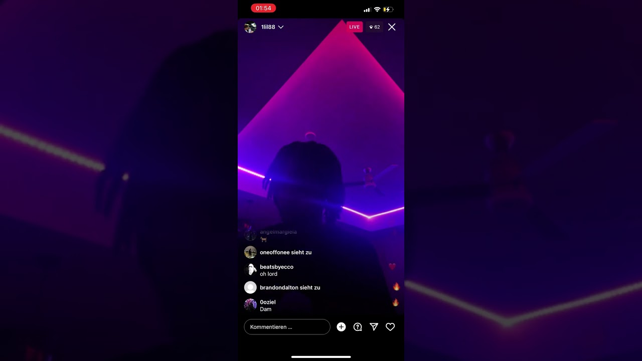 lil 88 🌪 on instagram live