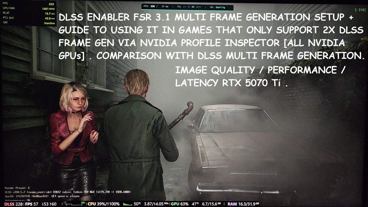 Используйте DLSS Enabler FSR Multi Frame Gen на видеокартах Nvidia и DLSS MFG [RTX 50] в играх, и...