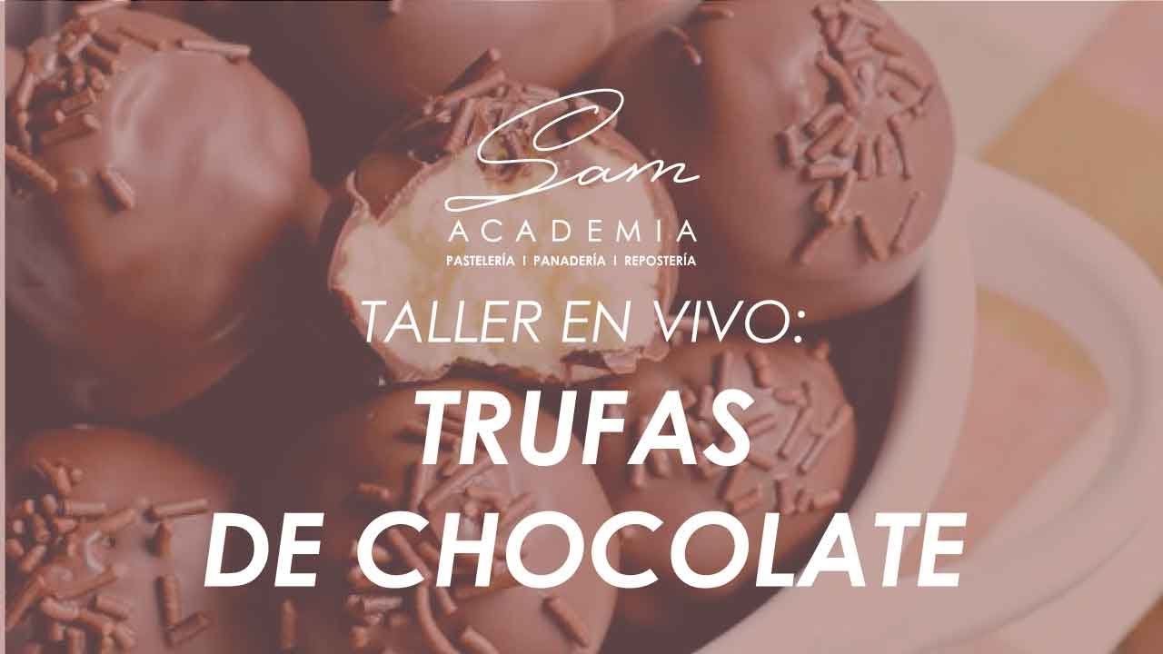 Taller en vivo - TRUFAS DE CHOCOLATE | ¿Cómo hacer Trufas de chocolate?