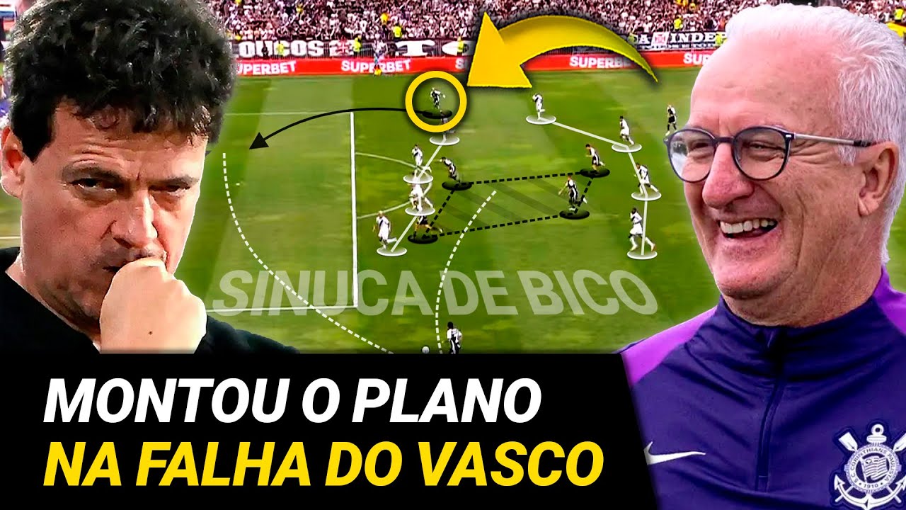 🔍⚽ Como o Corinthians Bateu o Vasco em São Januário | VASCO 2 x 3 CORINTHIANS | Análise Tática