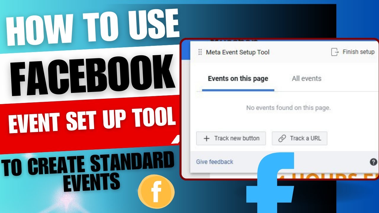 How to use the Facebook event setup tool to create Standard Events