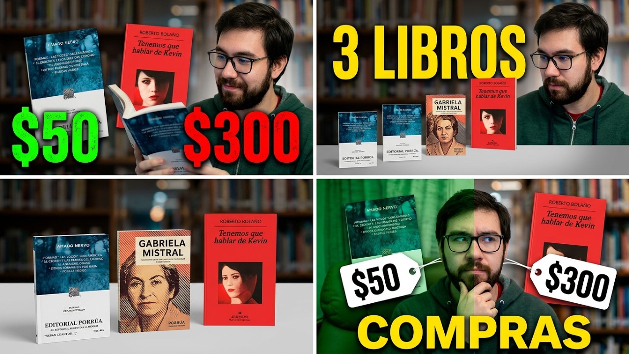 Estos son los 3 libros que me compré