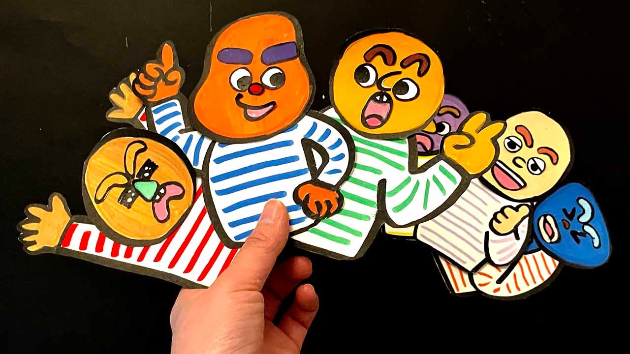 ASMR Satisfying Sticker Decorating │ original crafted character │ No Talking