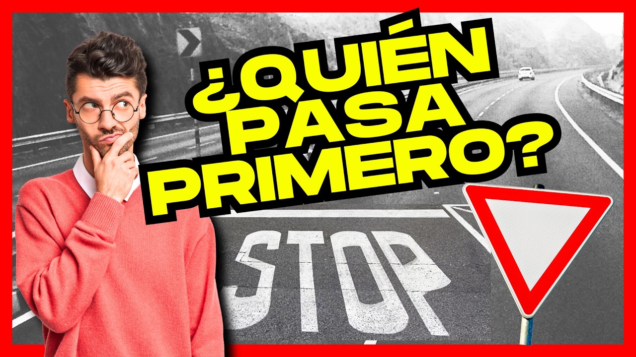 🚦 Lección 3 DGT: Curso Intensivo Completo 2025 PRIORIDADES–PENDIENTES, STOP y CEDA, ROTONDAS y ORDEN