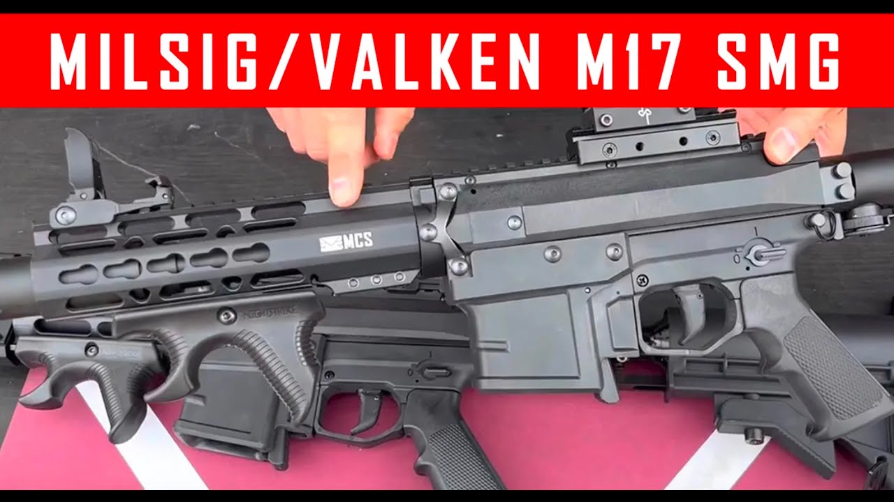 Демонстрация стрельбы из пейнтбольного пистолета-пулемета Milsig M17 Valken M17 SMG — возможность...