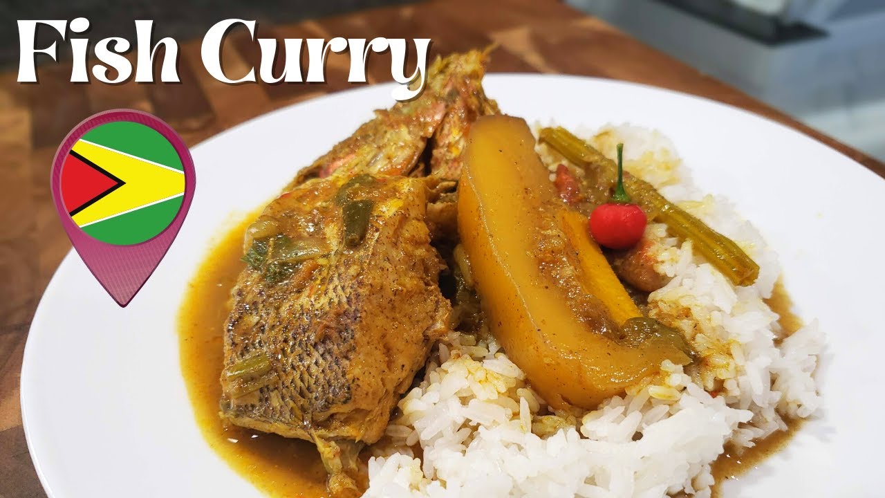 Fish Curry || GUYANESE STYLE SNAPPER CURRY- Episode 349
