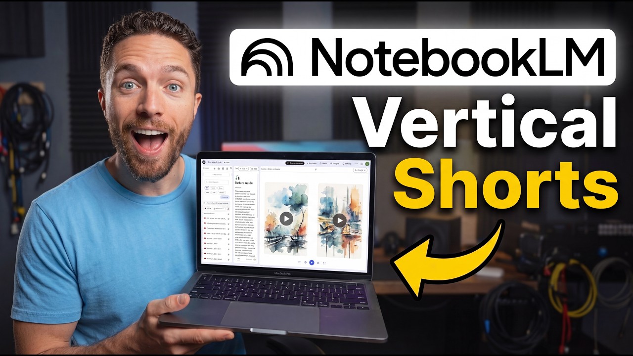 NotebookLM&rsquo;s New Vertical Shorts Are INCREDIBLE